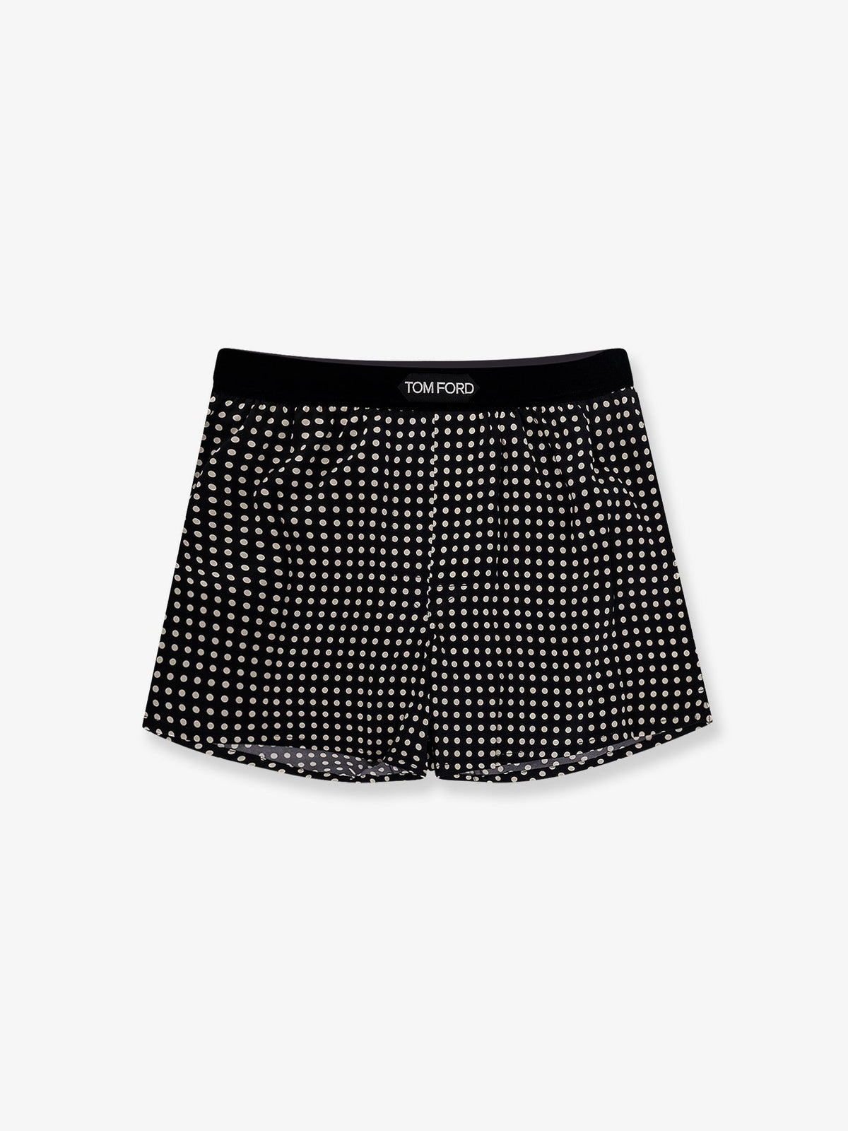 Tom Ford Silk boxer - Black / Cream