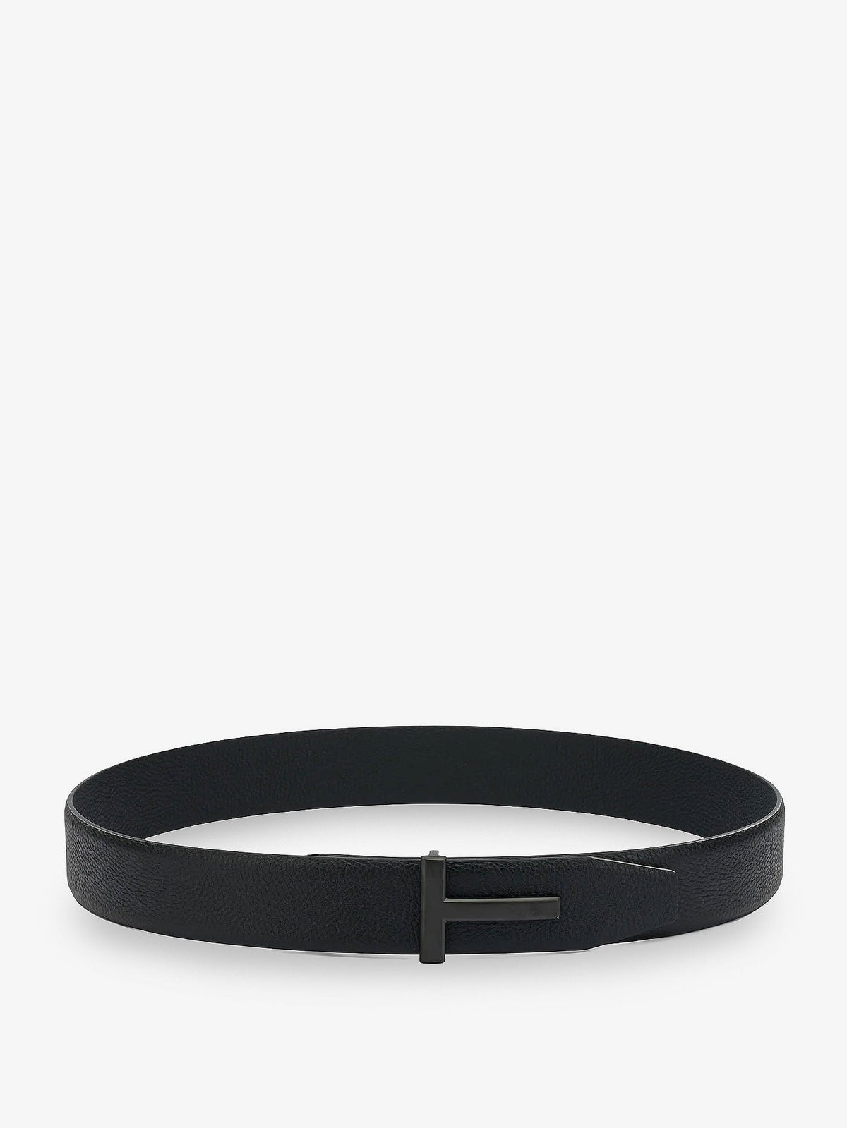Tom Ford Hammered leather belt - Black