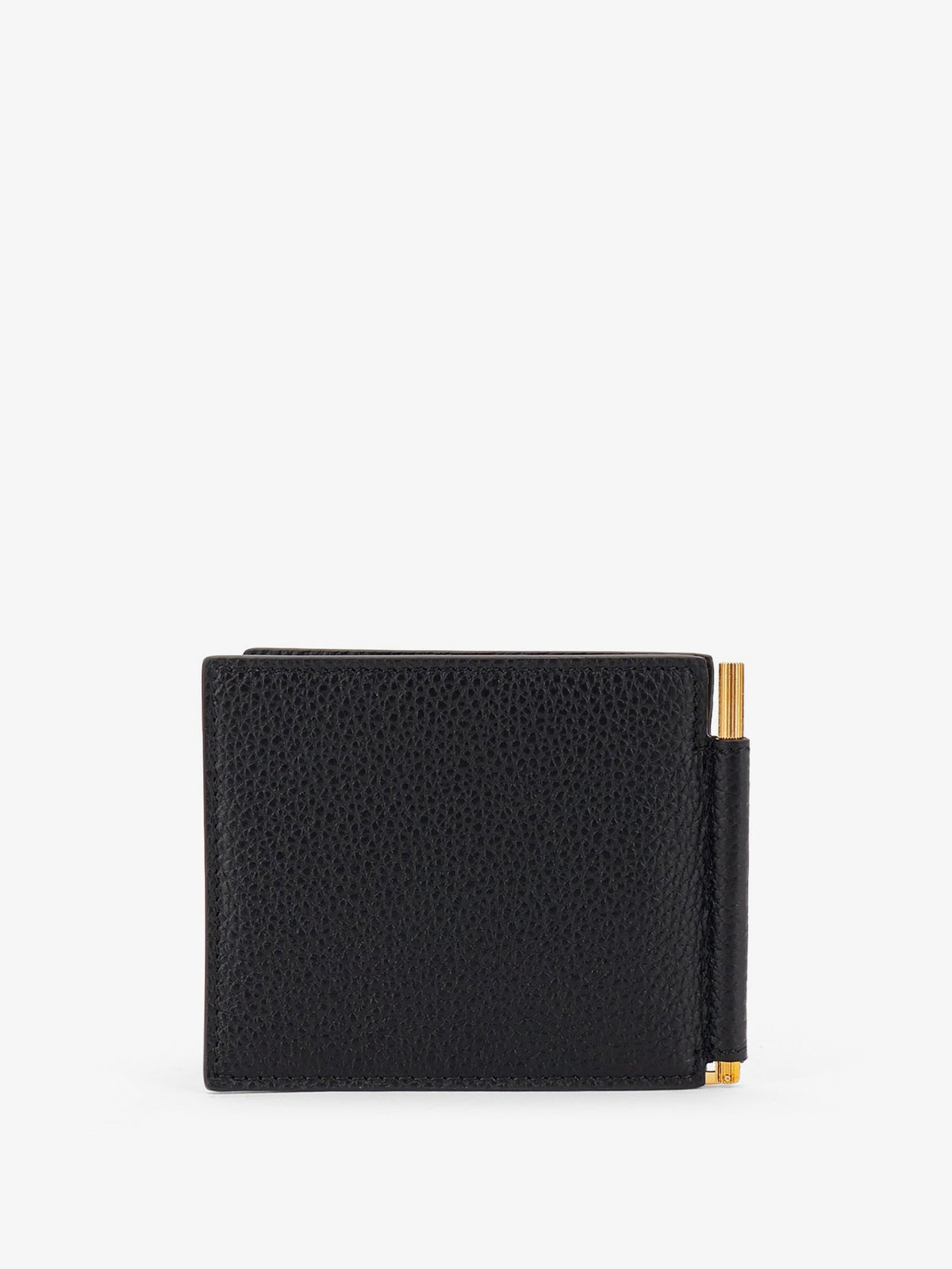 Tom Ford T-Line Money Clip leather wallet - Black
