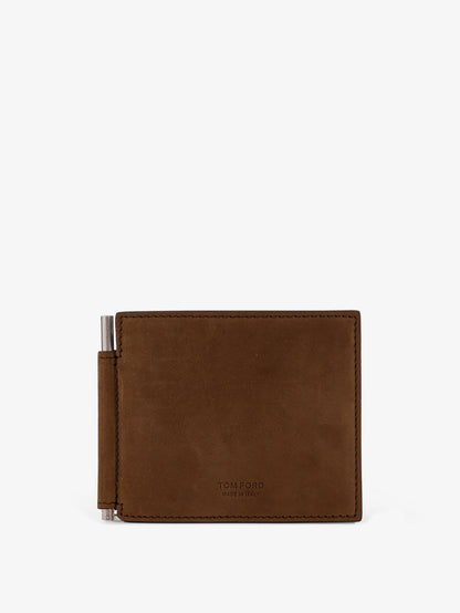 Tom Ford Nubuck wallet - Olivebrown