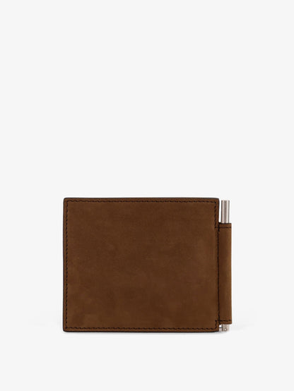 Tom Ford Nubuck wallet - Olivebrown