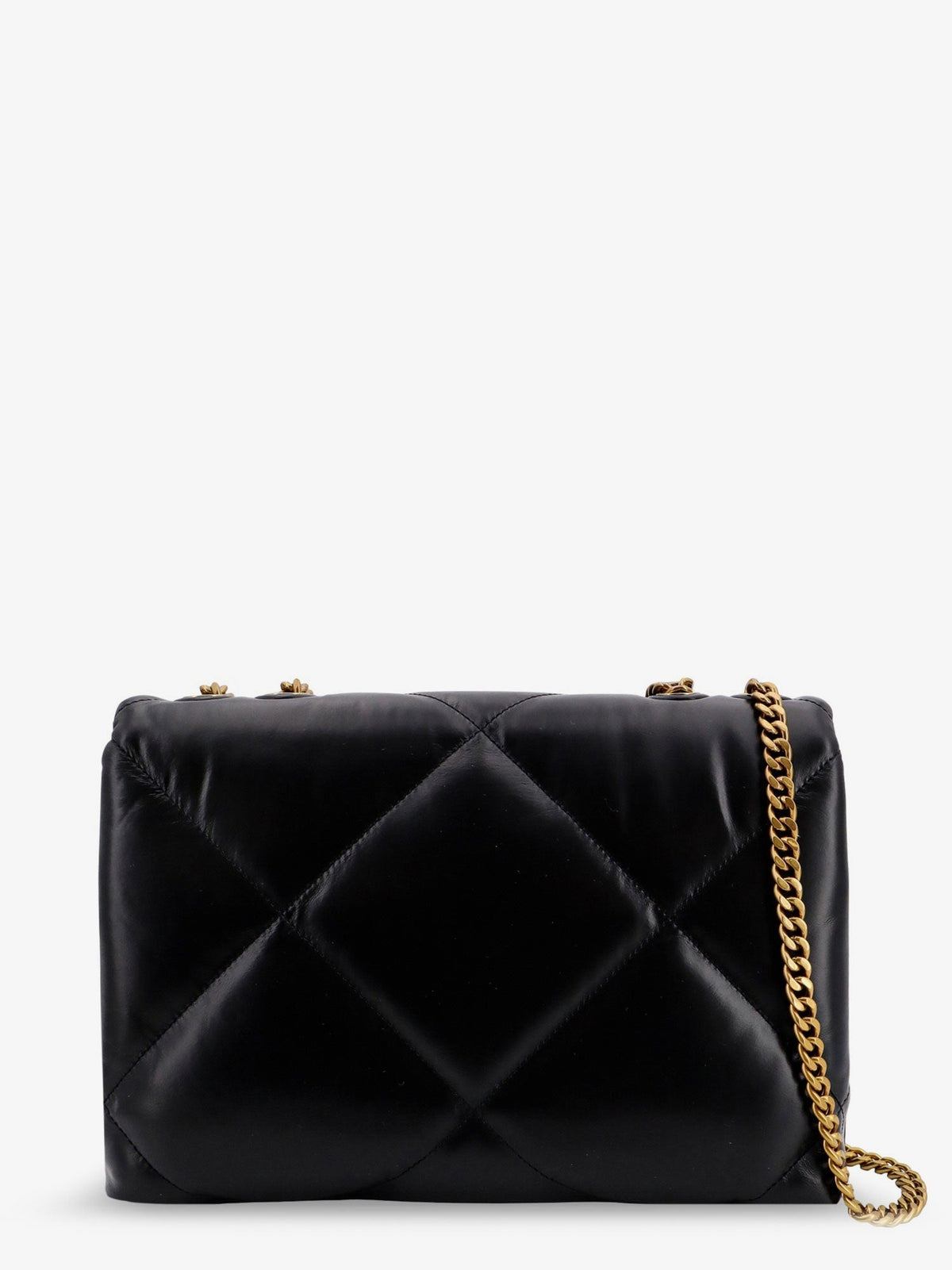 Tory Burch Kira Diamond Quilt Convertible leather crossbody bag - Black