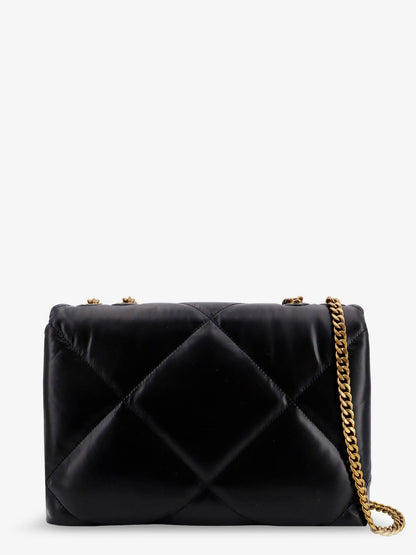Tory Burch Kira Diamond Quilt Convertible leather crossbody bag - Black