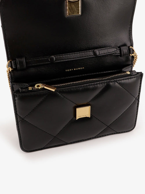 Tory Burch Kira leather crossbody wallet - Black