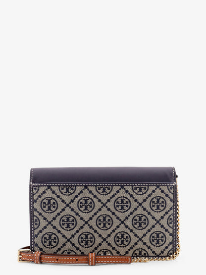 Tory Burch T-Monogram Envelope Chain Wallet - Torynavy