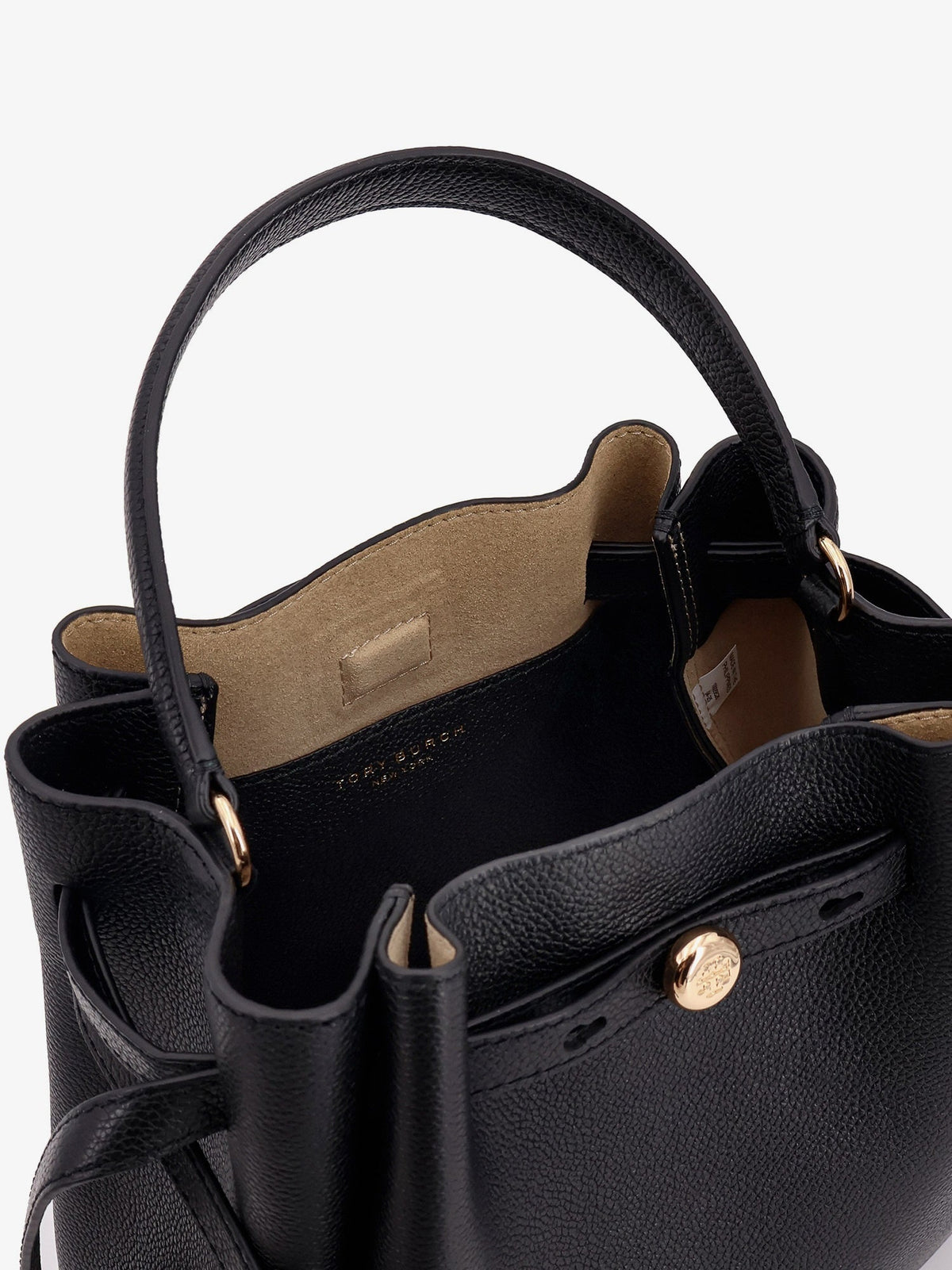 Tory Burch Romy leather bucket bag - Black