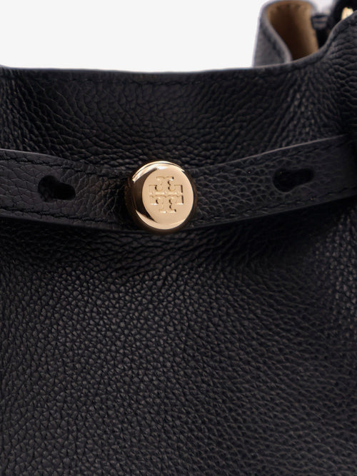 Tory Burch Romy leather bucket bag - Black