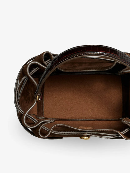 TORY BURCH - Romy suede bucket bag