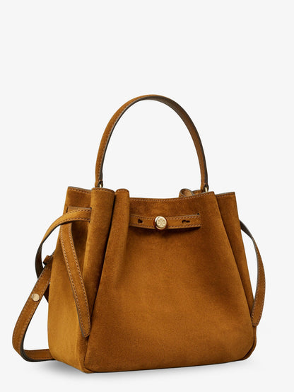 Tory Burch Romy suede bucket bag - Caramel