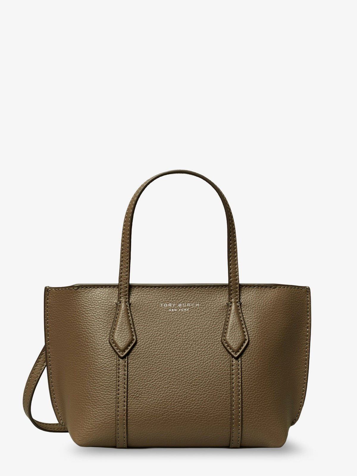 Tory Burch Perry leather crossbody bag - Wildmushroom