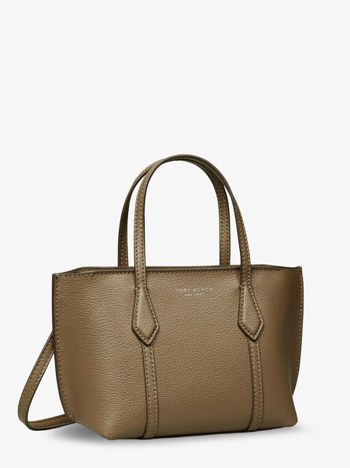 Tory Burch Perry leather crossbody bag - Wildmushroom