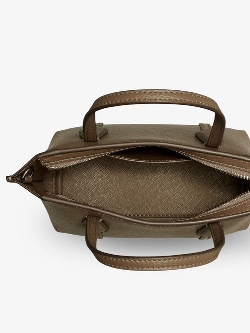 Tory Burch Perry leather crossbody bag - Wildmushroom