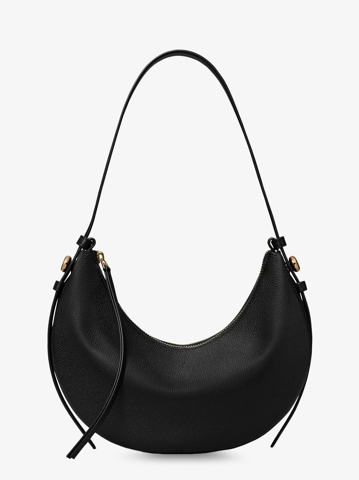 Tory Burch Romy Half Moon leather shoulder bag - Black