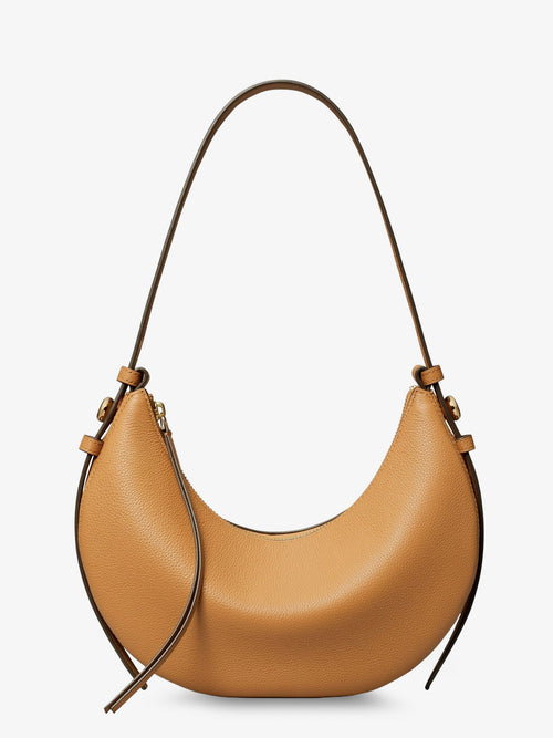 Tory Burch Romy Half Moon leather Shoulder Bag - Tiramisu