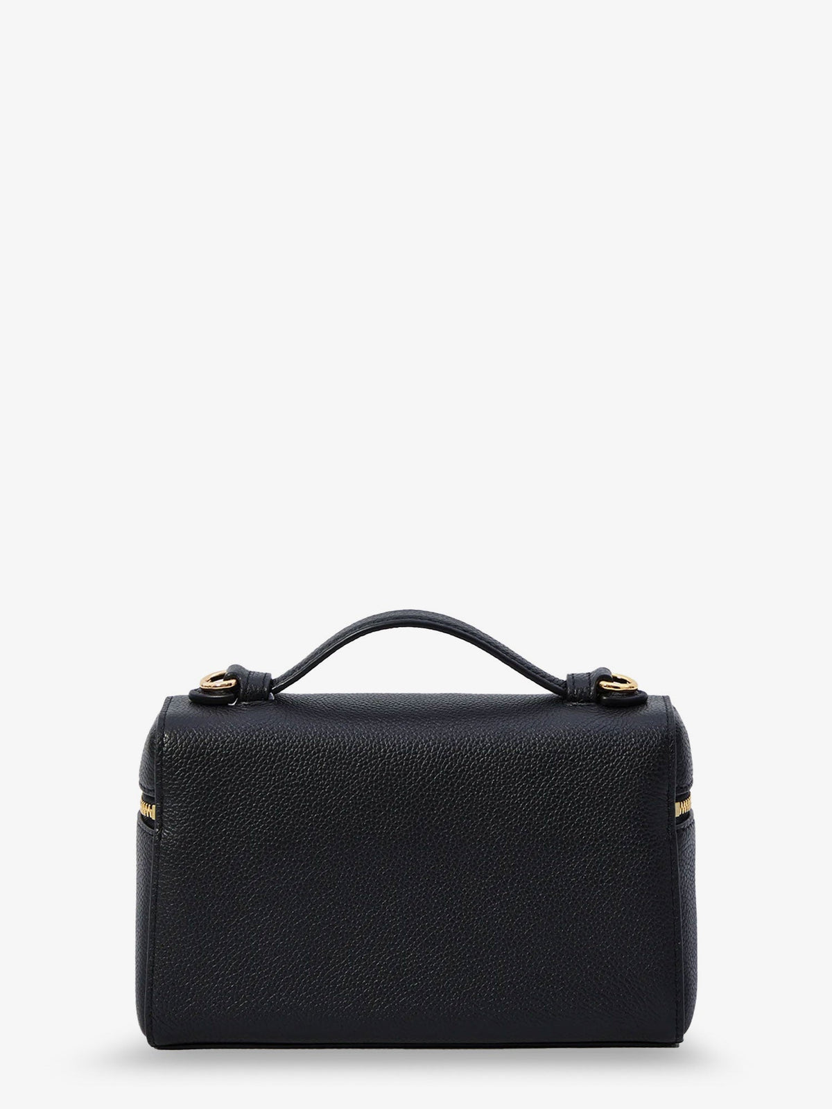 Tory Burch Hammered leather Romy slim shoulder bag - Black