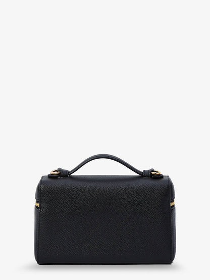 Tory Burch Hammered leather Romy slim shoulder bag - Black