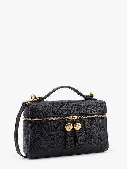 TORY BURCH - Hammered leather Romy slim shoulder bag