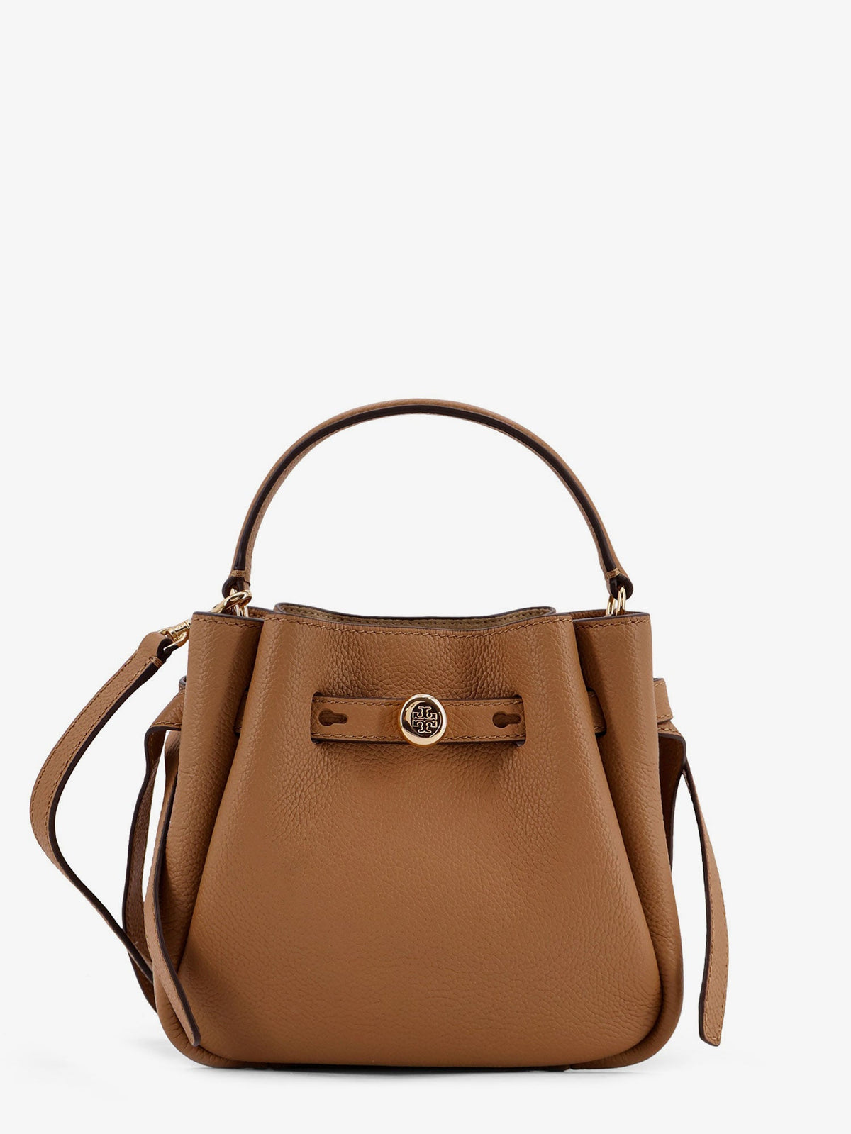 Tory Burch Romy Mini leather crossbody bag - Tiramisu