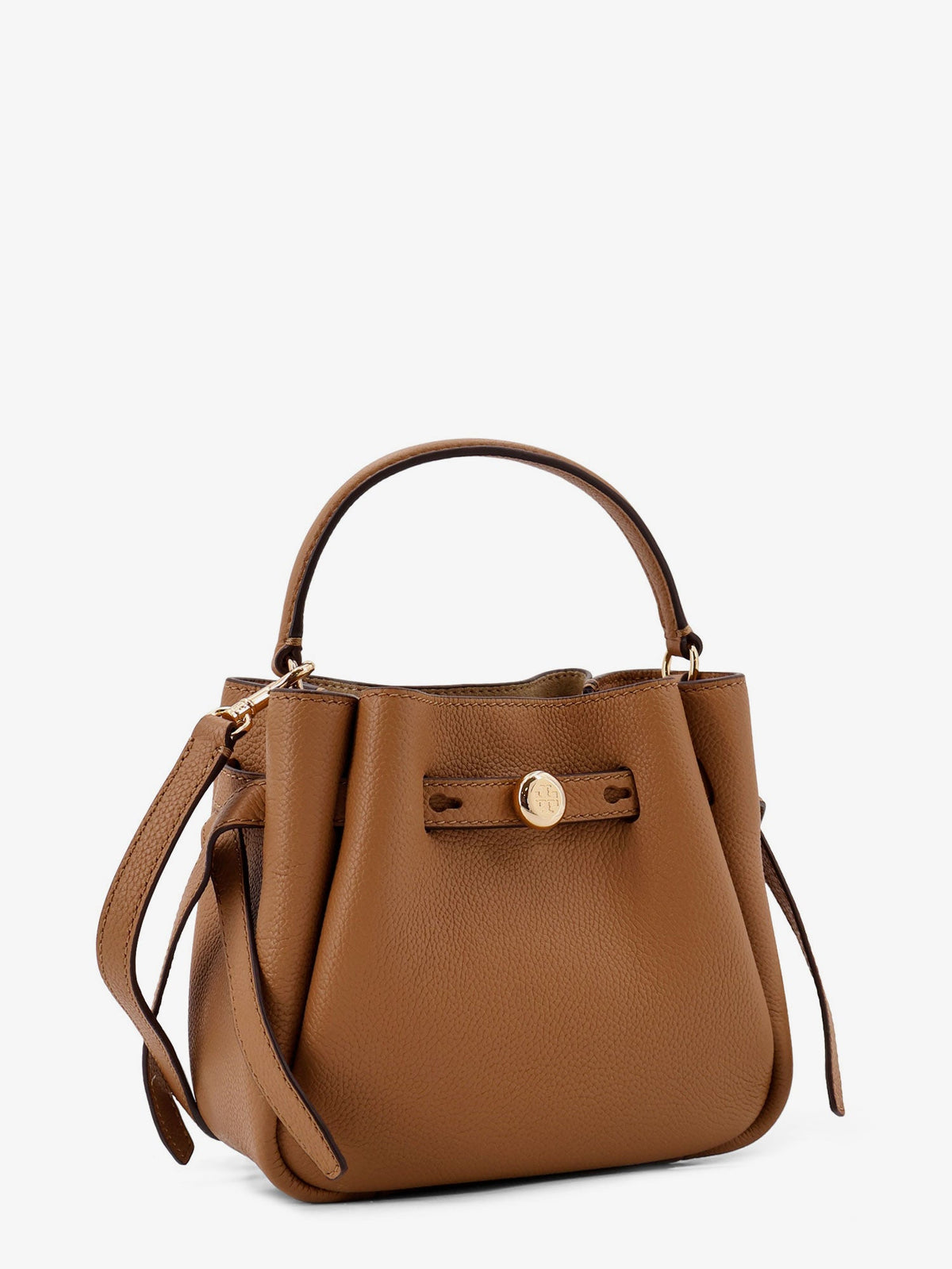 Tory Burch Romy Mini leather crossbody bag - Tiramisu