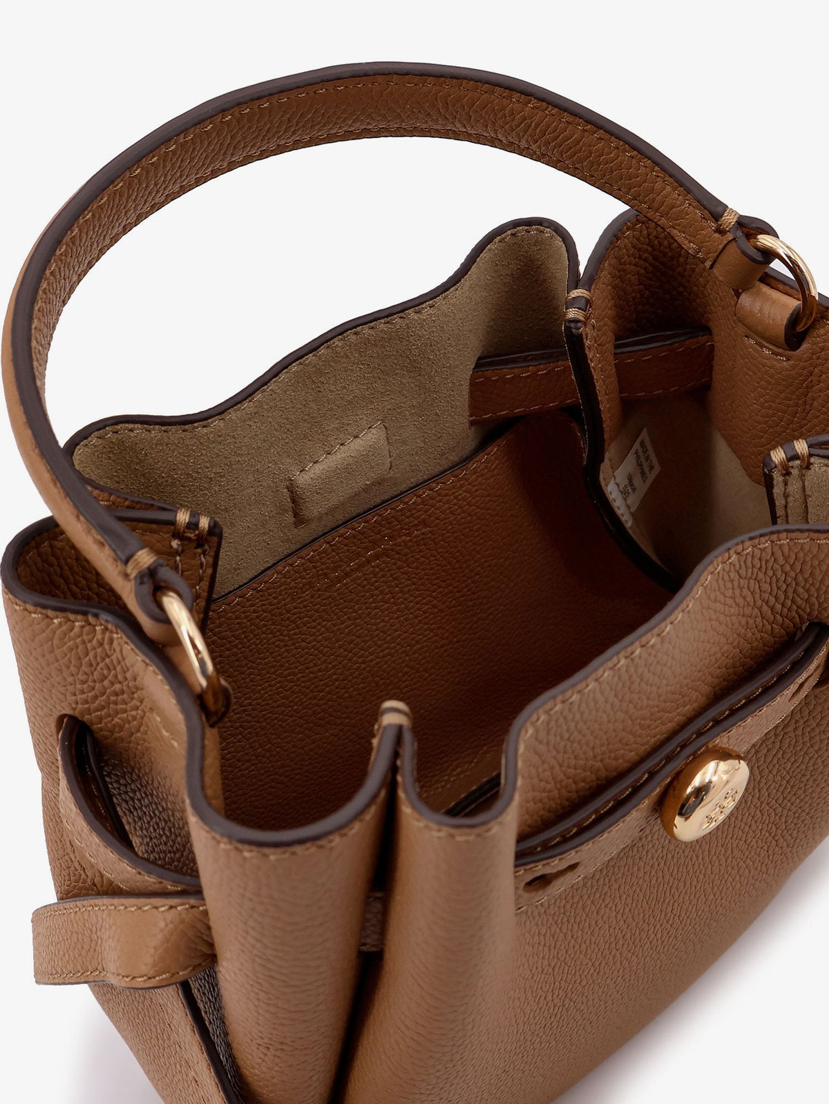 Tory Burch Romy Mini leather crossbody bag - Tiramisu