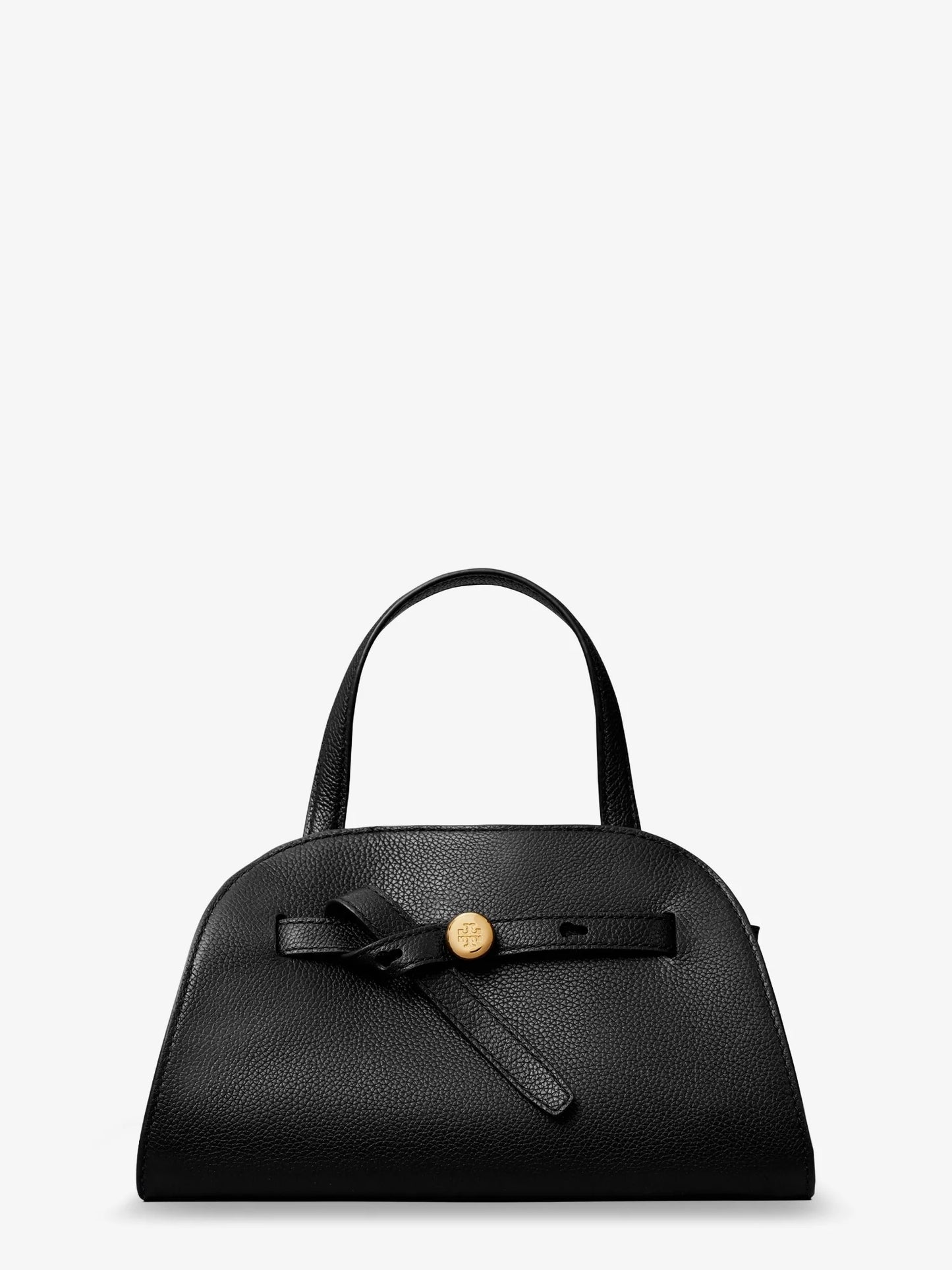 TORY BURCH - Romy Small Leather Satchel Bag with shoulder strap
