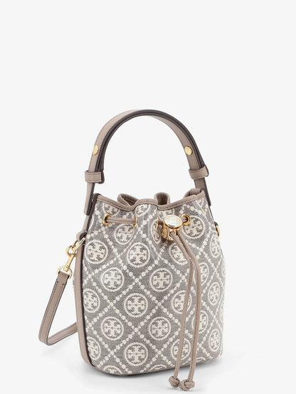TORY BURCH - T Monogram coated canvas bucket bag