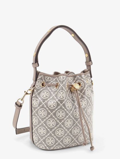 TORY BURCH - T Monogram coated canvas bucket bag
