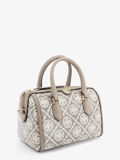 Tory Burch Barrel Bag T Monogram Coated Canvas Handbag