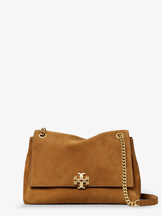 Tory Burch Charlie Suede Shoulder Bag