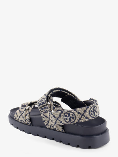 Tory Burch T Mono Perfect Monogram fabric sandals - Tmonoperfectnavy