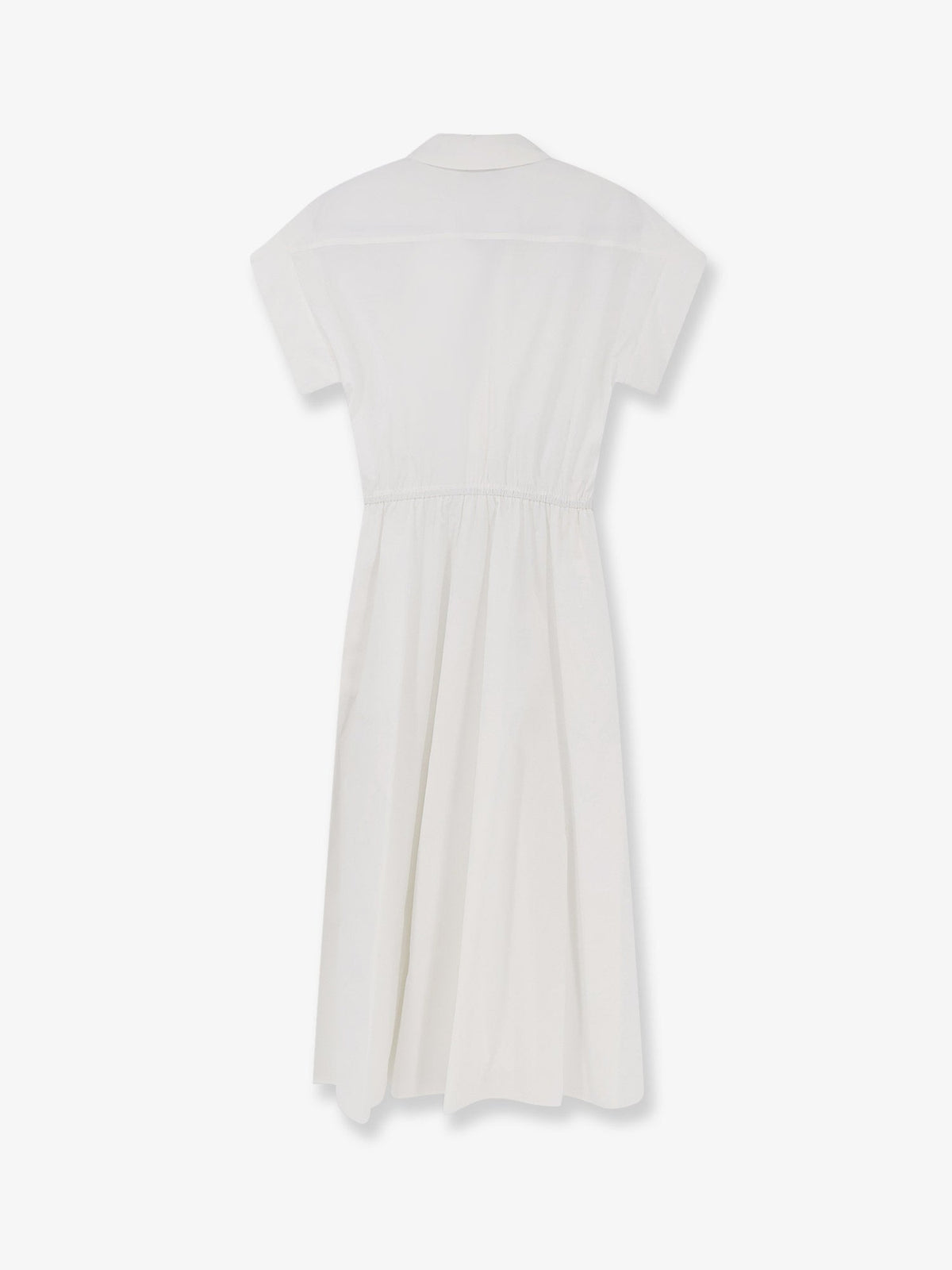 Tory Burch Cotton Chemisier Dress - White