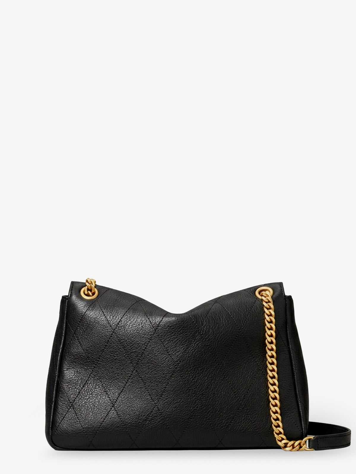Tory Burch Charlie leather shoulder bag - Black