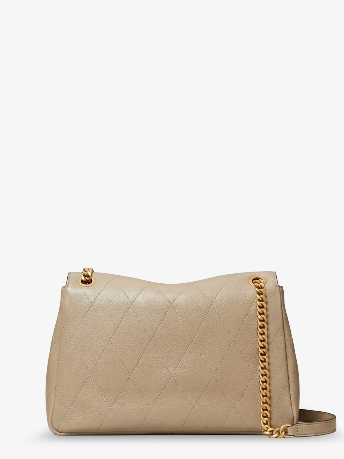 Tory Burch Charlie Leather Shoulder Bag - Softcement
