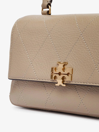 TORY BURCH - Charlie Quilted Mini Top Handle Chain Wallet crossbody bag