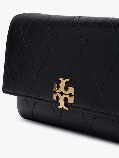 TORY BURCH - Charlie Quilted Chain Wallet leather crossbody bag