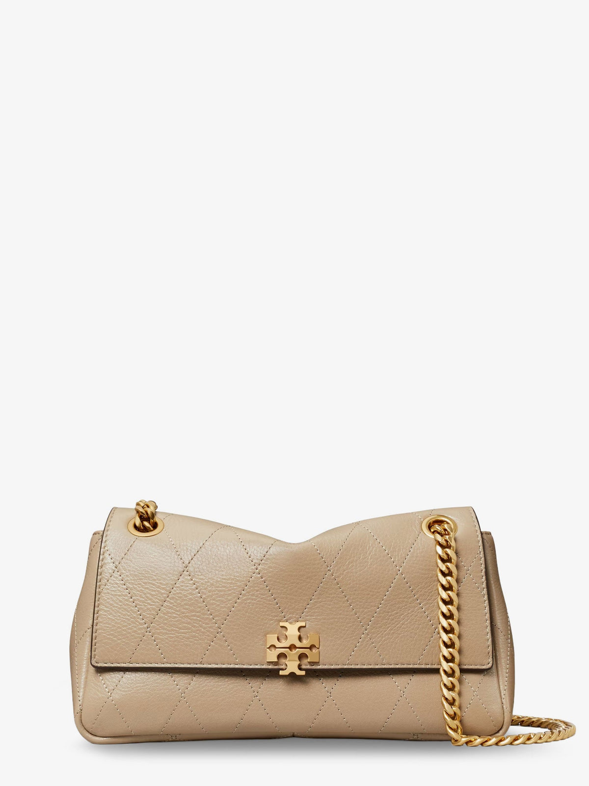Tory Burch Charlie Quilted Chain Wallet shoulder bag - Softcement