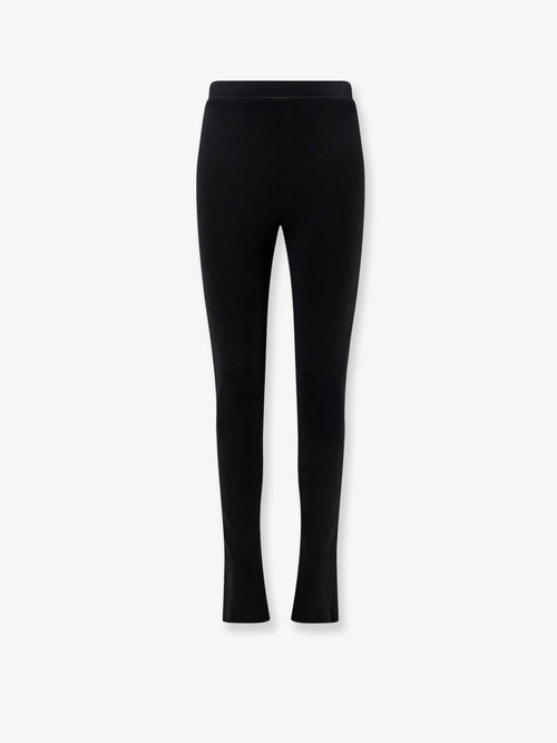 Toteme Viscose blend Zip leggins - Black
