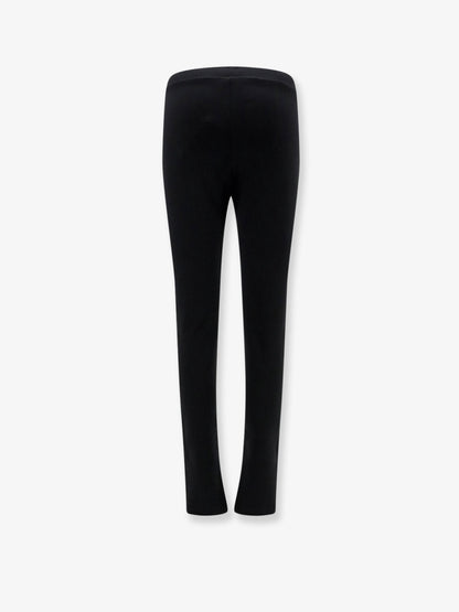 Toteme Viscose blend Zip leggins - Black