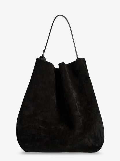 Toteme Suede Belted Tote - Espresso