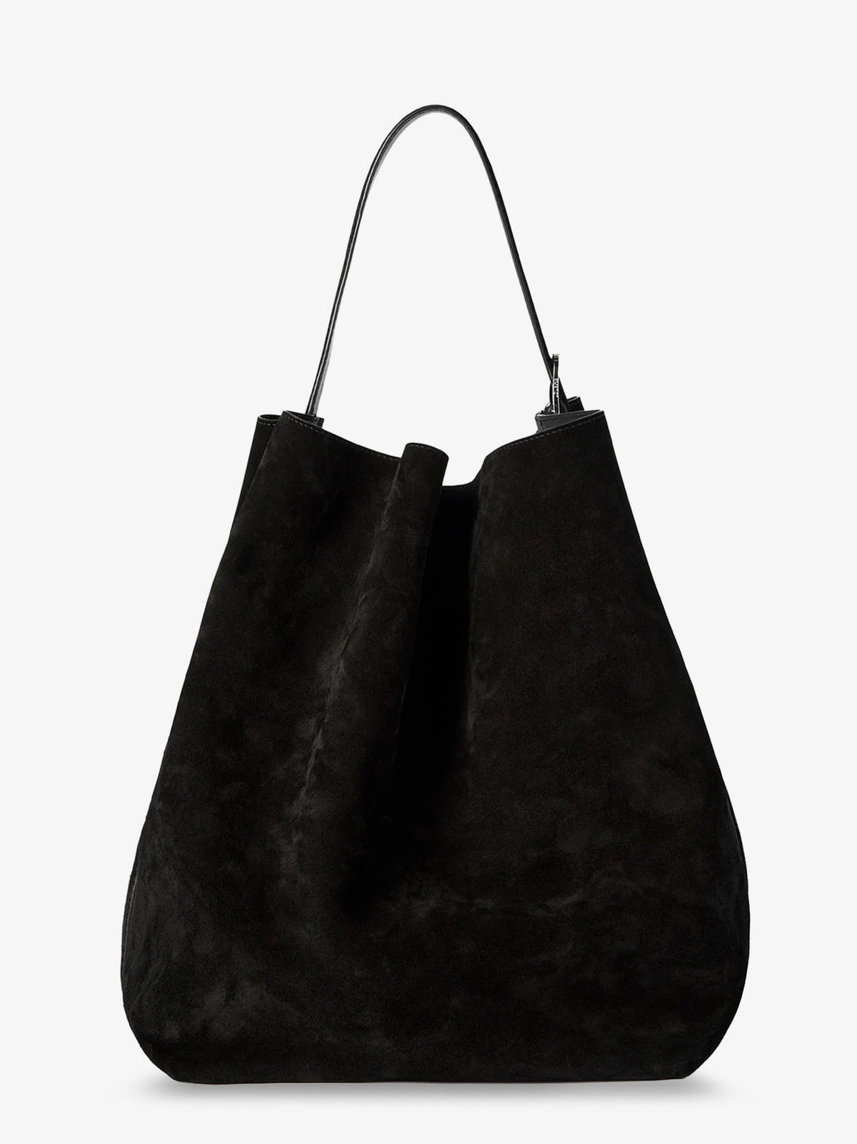 Toteme Suede Belted Tote - Espresso