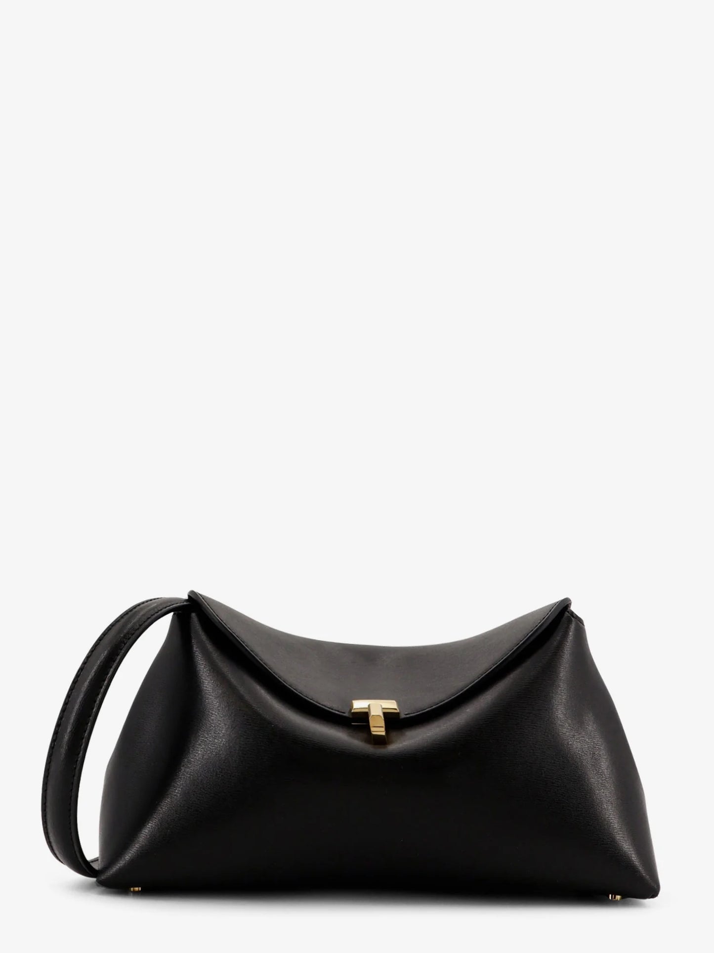 Toteme T Lock Leather Clutch