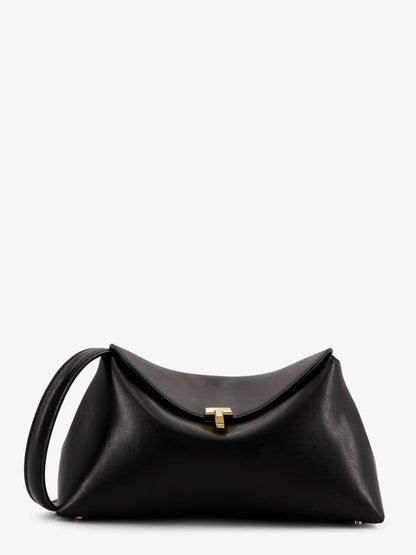 Toteme T Lock Leather Clutch
