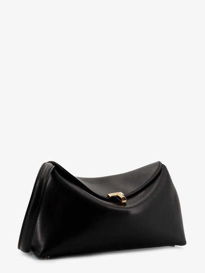 Toteme T Lock Leather Clutch