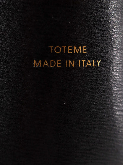 Toteme T Lock Leather Clutch