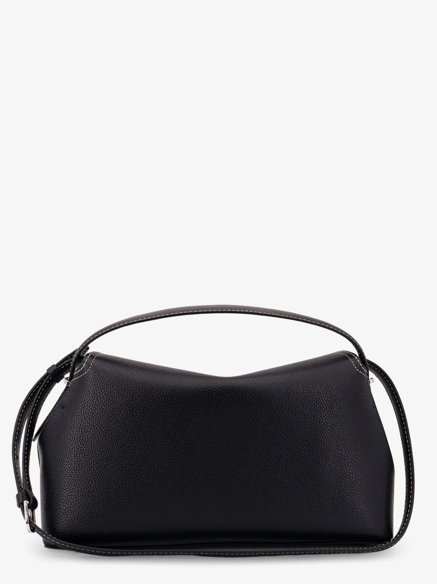 Toteme T Lock Hammered Leather Handbag