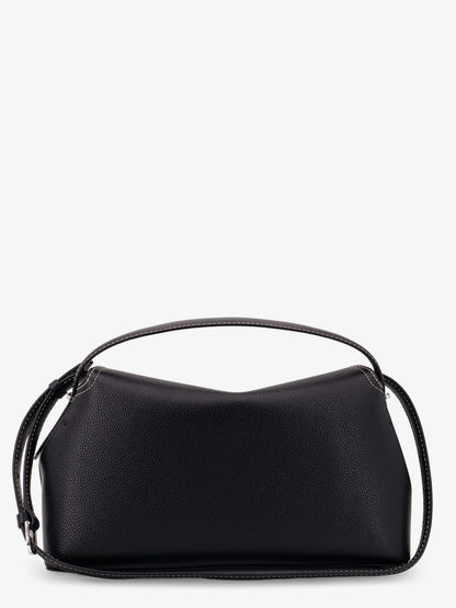 Toteme T Lock Hammered Leather Handbag