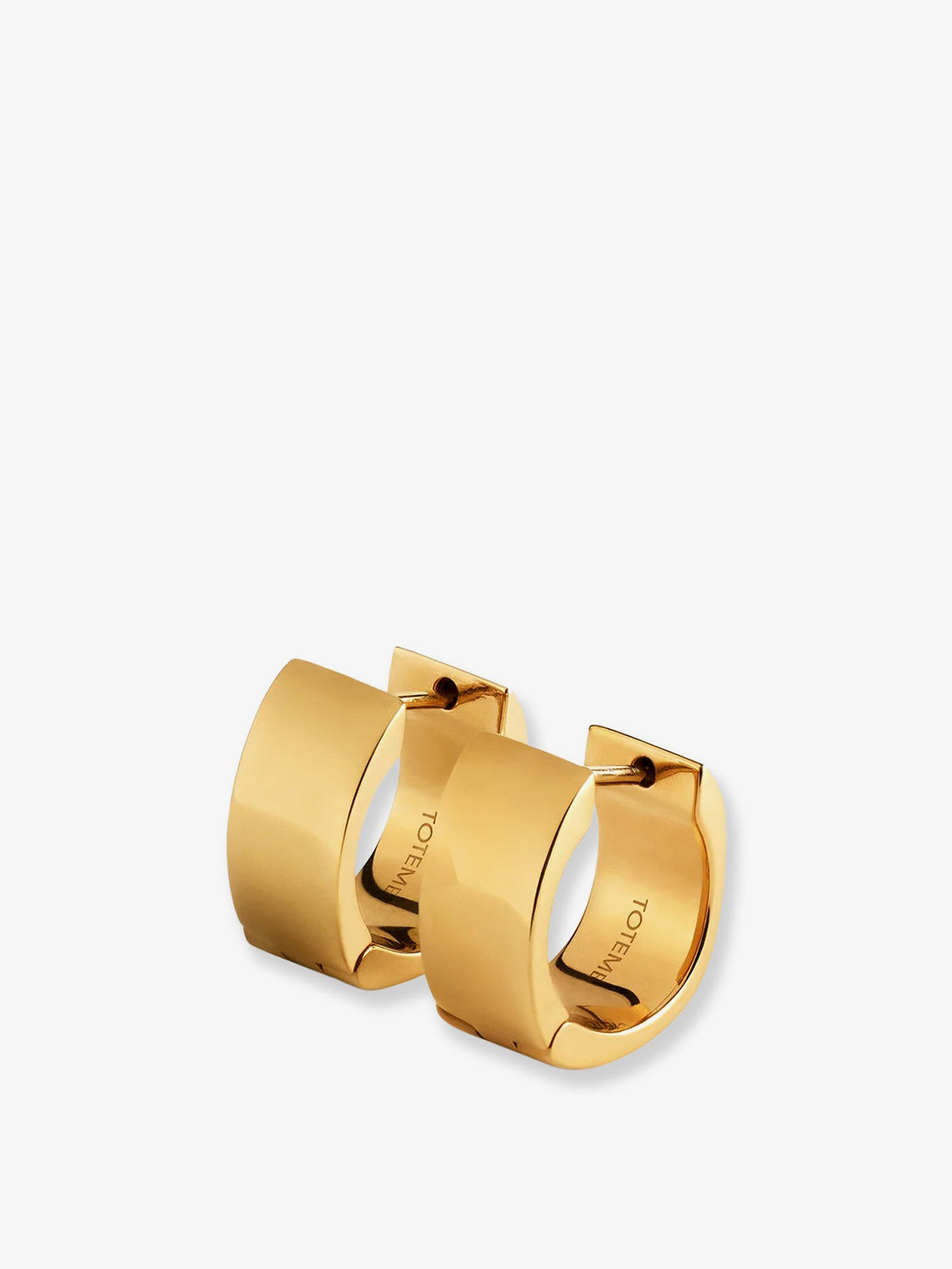 Toteme Brass earrings - Gold