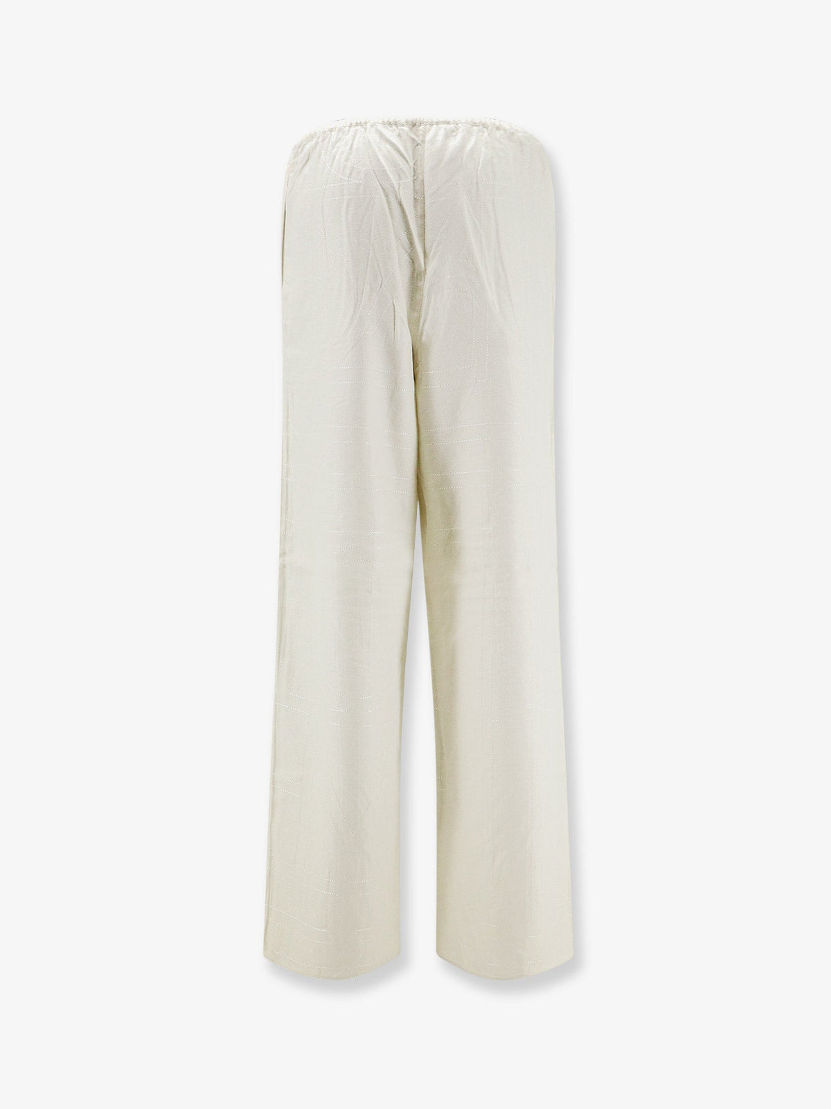 Toteme Monogram flannel trousers - Ecru
