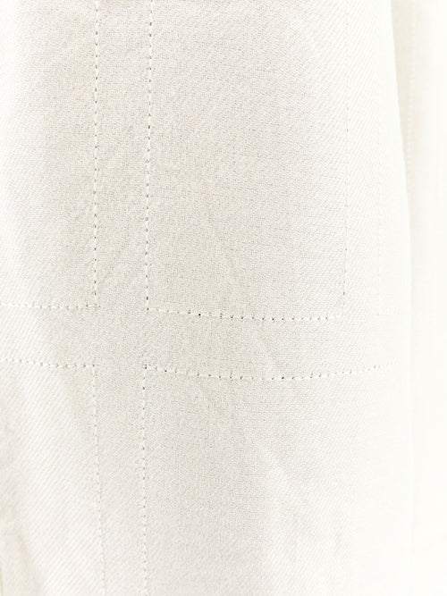 Toteme Monogram flannel trousers - Ecru