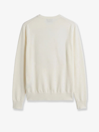 Toteme Fine Crew Knit Wool And Silk Blend Sweater